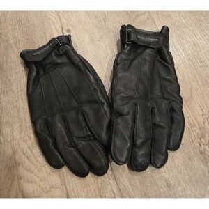 VICTORY MOTOR COMPANY GENUINE MEN'S SIZE MEDIUM BLACK CLASSIC‎ GLOVES 286322703